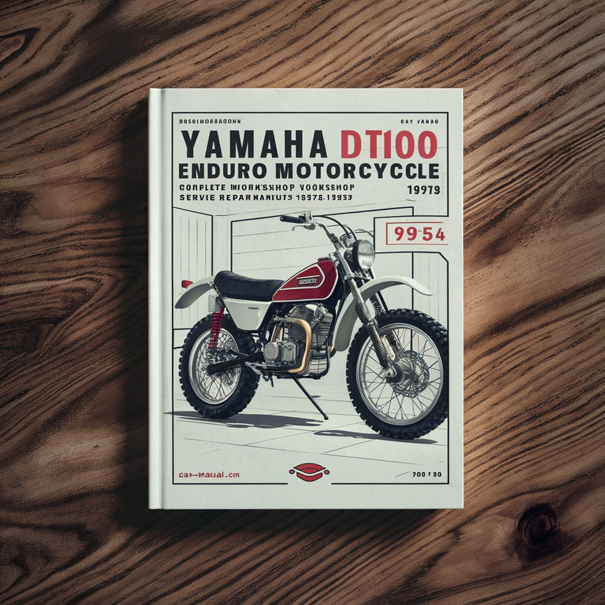 Yamaha DT100 Enduro Motorcycle Complete Workshop Service Repair Manual 1974 1975 1976 1977 1978 1979 1980 1981 1982 1983