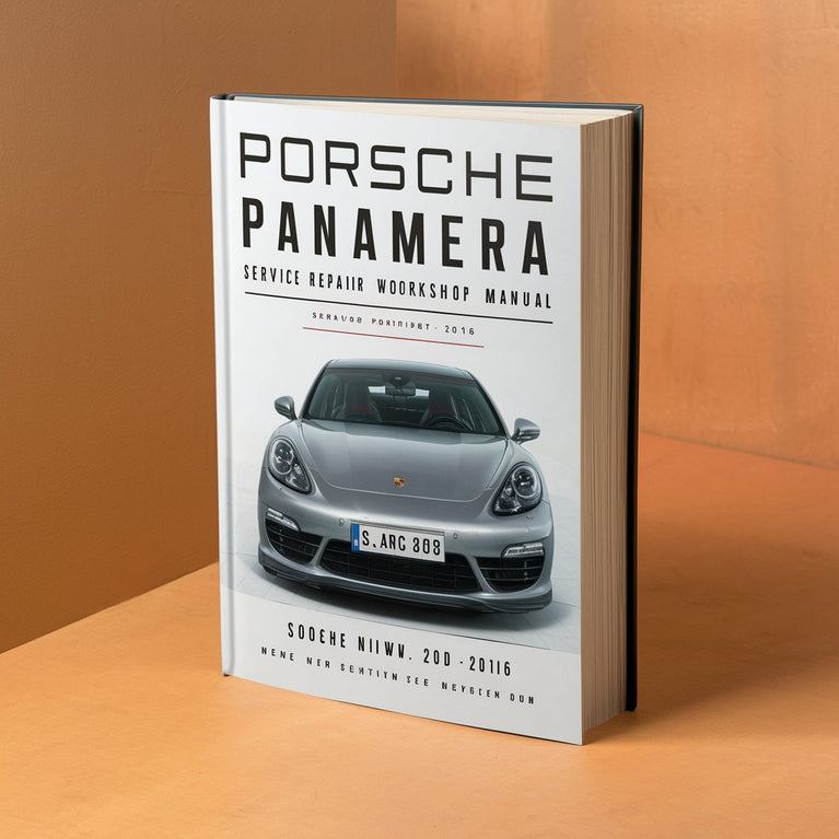 Porsche Panamera 2010-2016 Service-Reparatur-Werkstatthandbuch