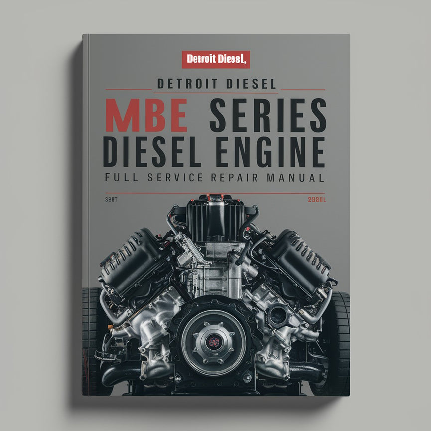 Detroit Diesel Mbe 900 Serie Dieselmotor Komplettes Service-Reparaturhandbuch