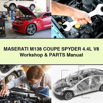 MASERATI M138 COUPE SPYDER 4.4L V8 Workshop & Parts Manual PDF Download