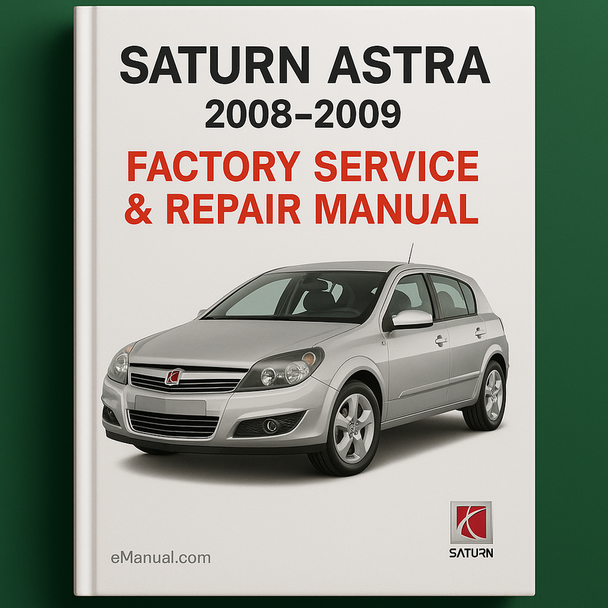 Saturn Astra 2008 2009 Factory Service Repair Manual