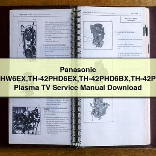 Panasonic TH-42PHW6EX TH-42PHD6EX TH-42PHD6BX TH-42PHD6UY Plasma TV Service Manual Download PDF