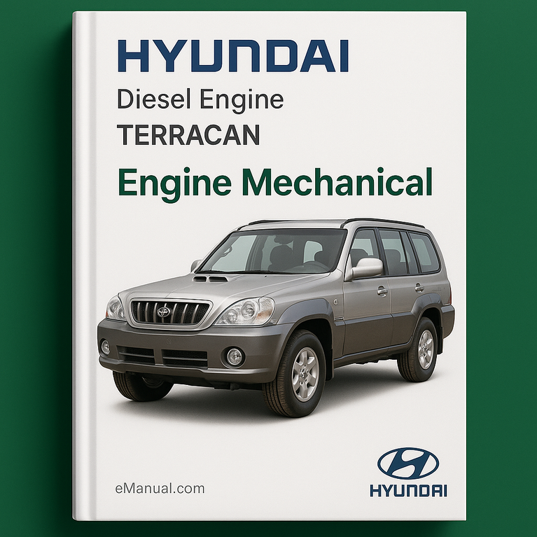 Hyundai Diesel Engine Terracan J3 Engine Mechanical