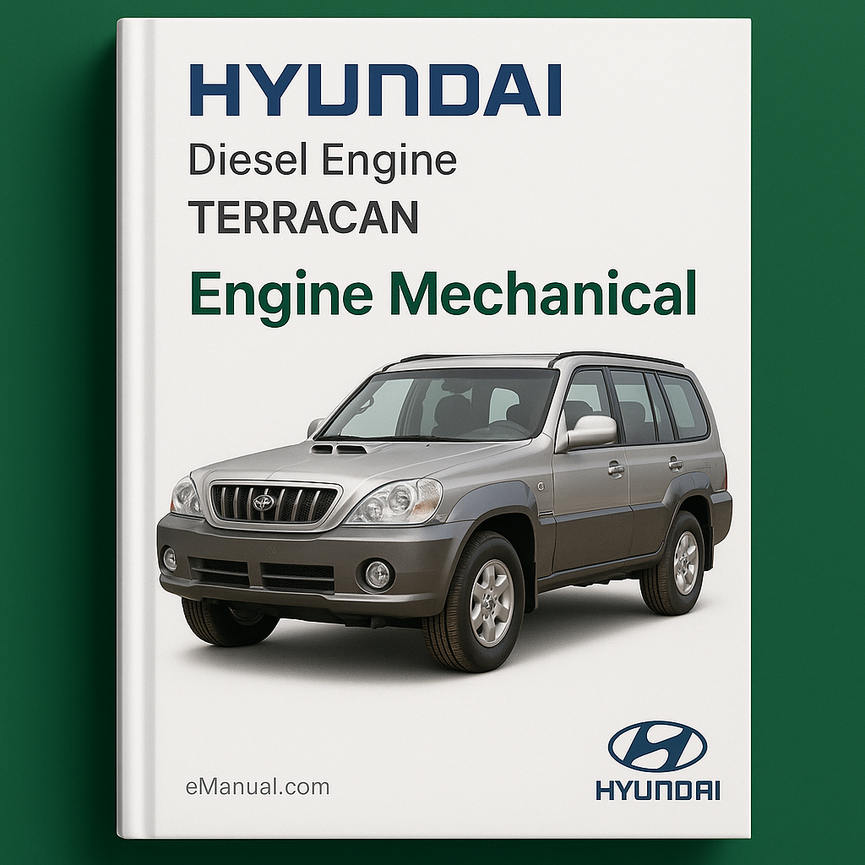 Hyundai Diesel Engine Terracan J3 Engine Mechanical