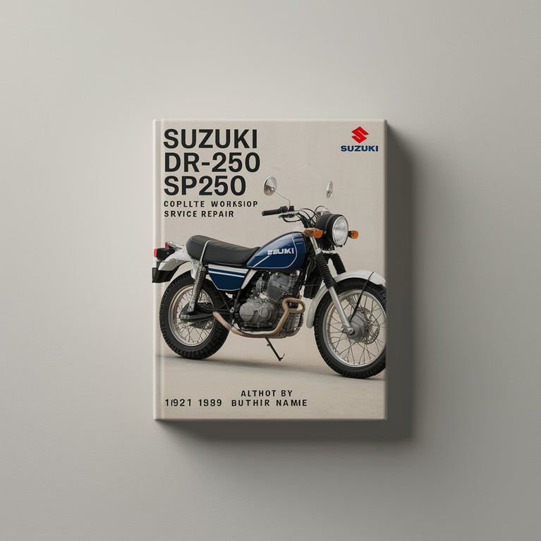 Suzuki DR250 DR-250 SP250 Komplettes Werkstatt-Service-Reparaturhandbuch 1982 1983 1984 1985 1986 1987 1988 1989 PDF-Download