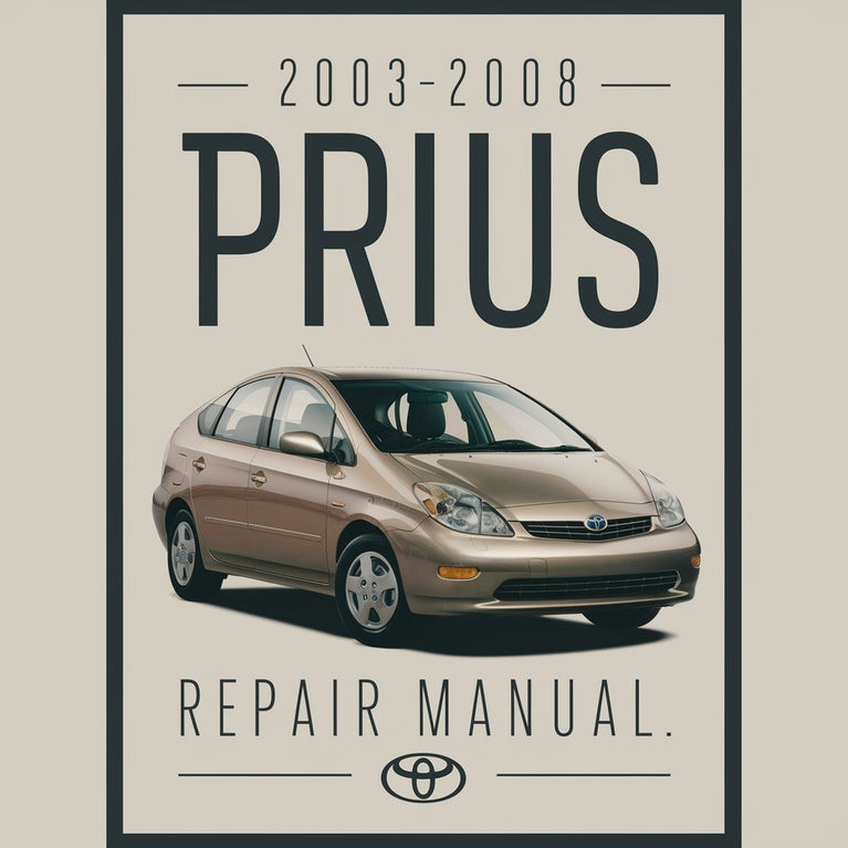 2003-2008 TOYOTA PRIUS Repair Manual