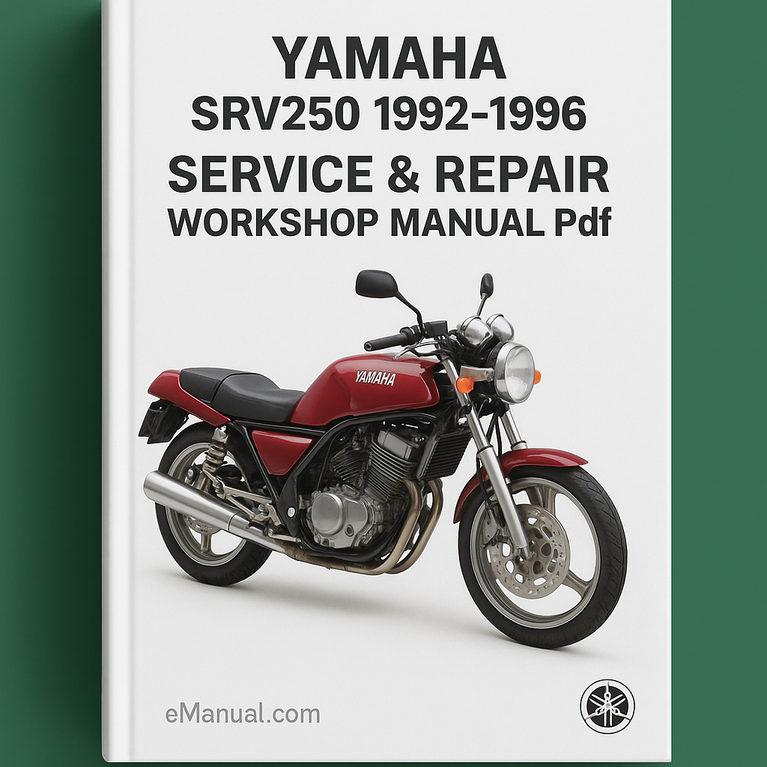 Yamaha SRV250 Motorcycle 1992-1996 Service Repair Workshop Manual Pdf