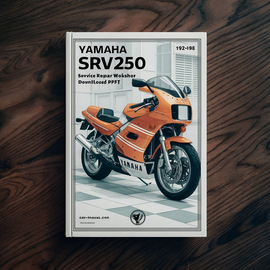 Yamaha SRV250 Motorrad 1992-1996 Service-Reparatur-Werkstatthandbuch PDF herunterladen