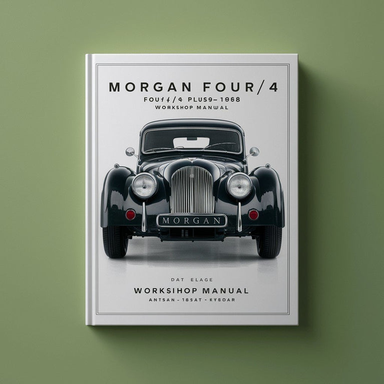 MORGAN Four/4 & Plus/4 1936-1968 Workshop Manual PDF Download