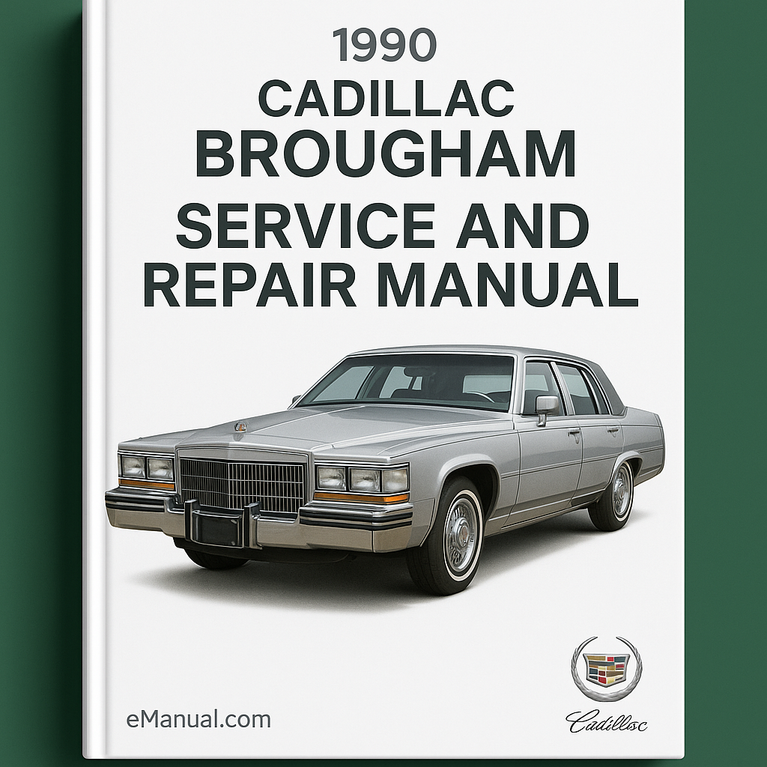 1990 Cadillac Brougham Service- und Reparaturhandbuch