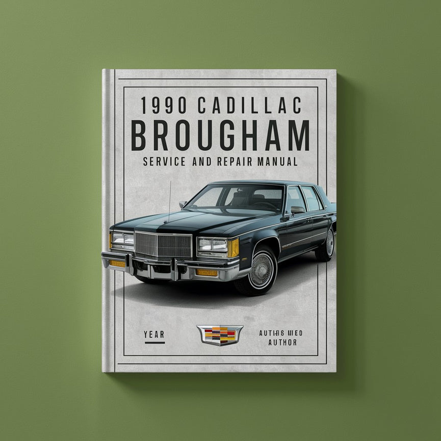 1990 Cadillac Brougham Service and Repair Manual PDF Download