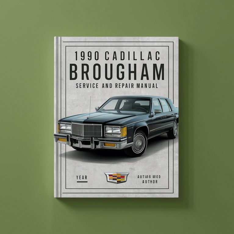 1990 Cadillac Brougham Service and Repair Manual