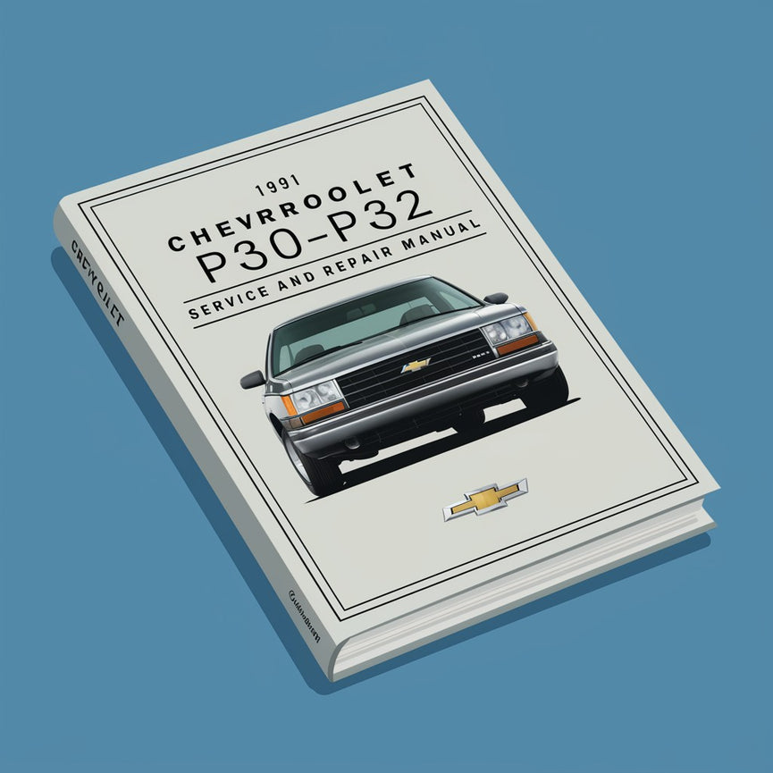 1991 Chevrolet P30-P32 Manual de servicio y reparación