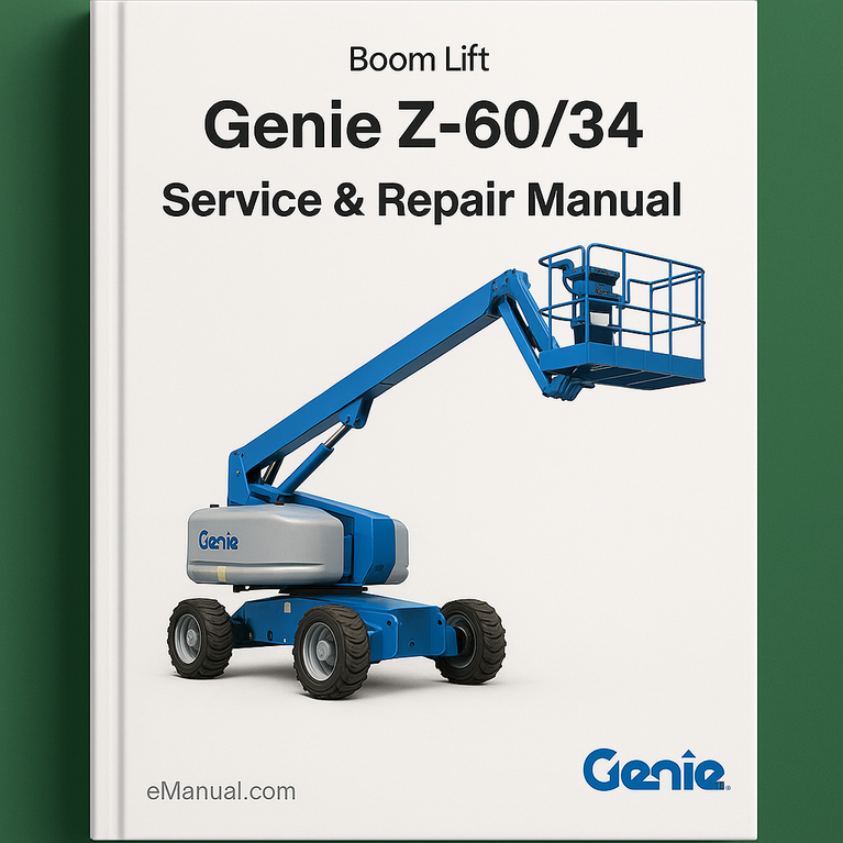 Genie Z-60/34 SN from Z60-4001 Service Repair Manual