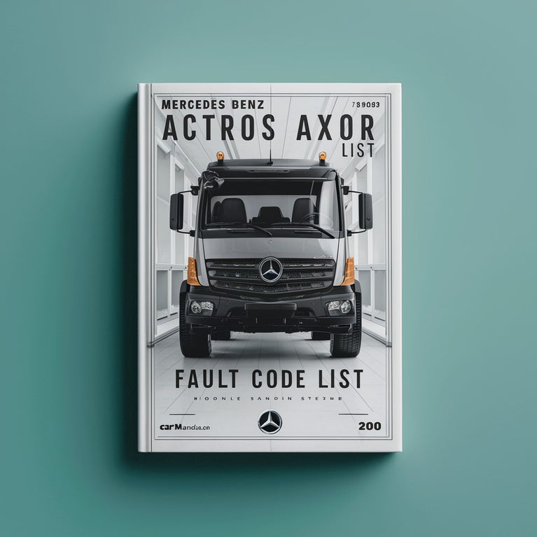 Lista de códigos de falla del Mercedes Benz Atego Actros Axor