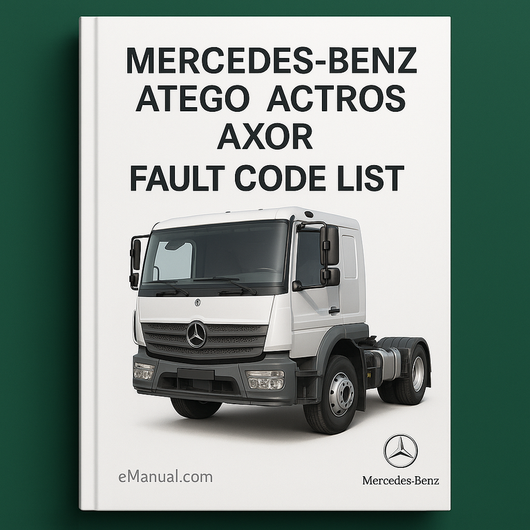 Mercedes Benz Atego Actros Axor Fault Code List