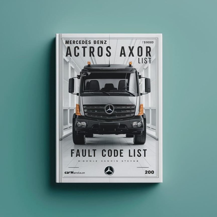 Mercedes Benz Atego Actros Axor Fault Code List