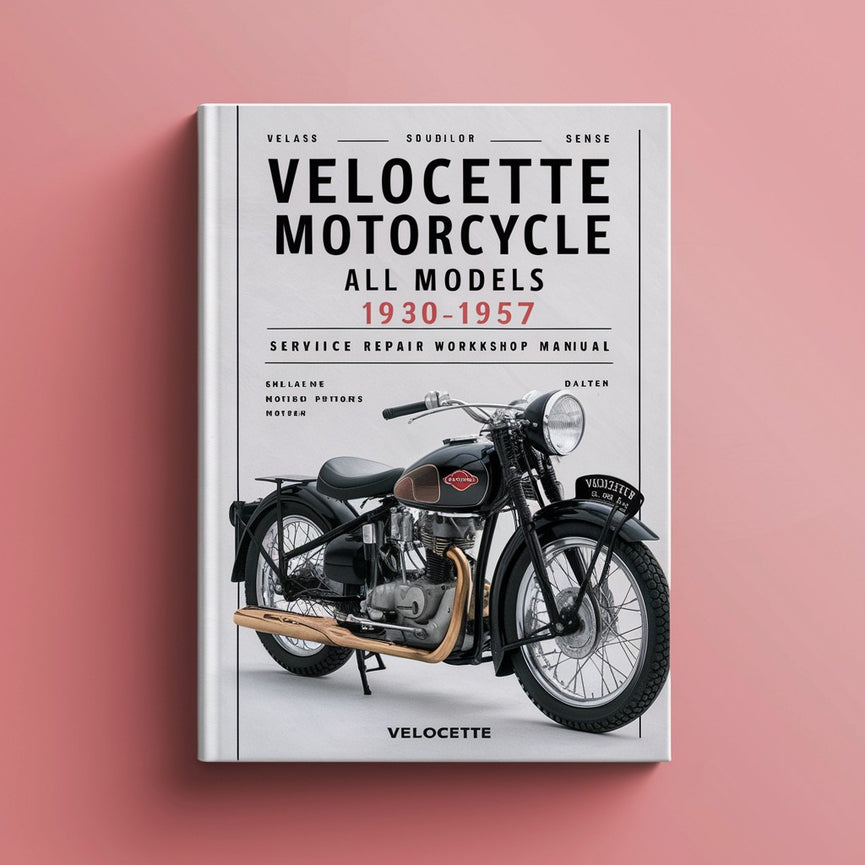 Velocette Motorcycle All Models 1930-1957 Service Repair Workshop Manual  Pdf