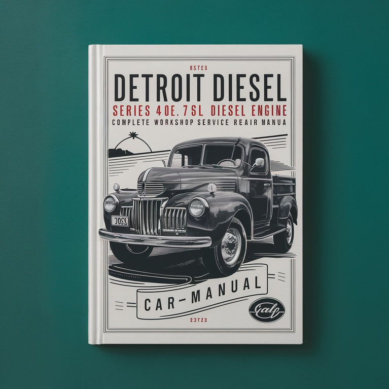 Detroit Diesel Series 40E 7.6L 8.7L Diesel Engine Complete Workshop Service Repair Manual