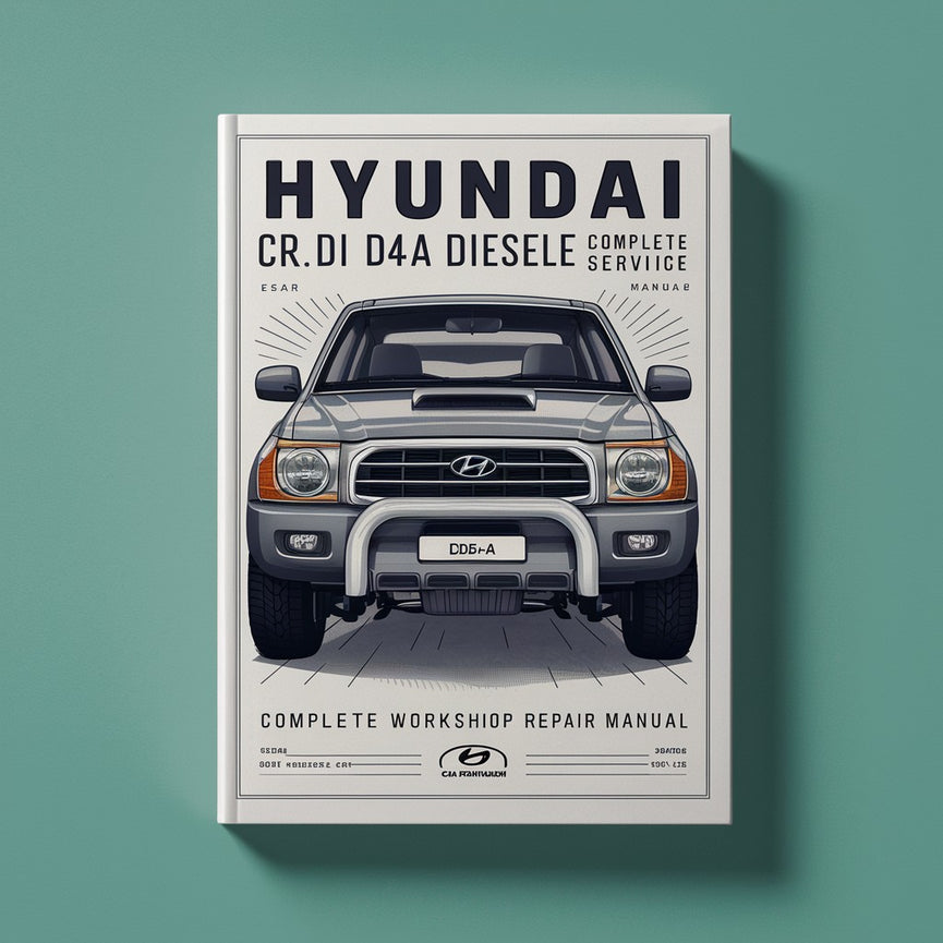 Manual completo de reparación del servicio de taller del motor diésel Hyundai CRDI D4FA Descargar PDF