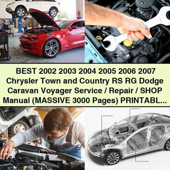 Best 2002 2003 2004 2005 2006 2007 Chrysler Town and Country RS RG Dodge Caravan Voyager Manual de servicio / reparación / taller (MASIVO 3000 páginas) IMPRIMIBLE - BÚSQUEDA PDF Descargar