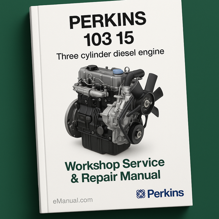 Perkins 103 15 Three cylinder diesel engine Workshop Service Repair Manual