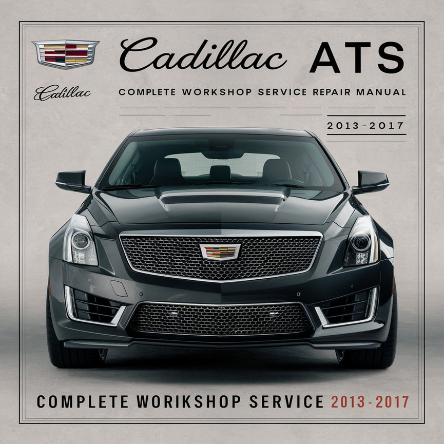 Cadillac ATS Komplettes Werkstatthandbuch 2013 2014 2015 2016 2017