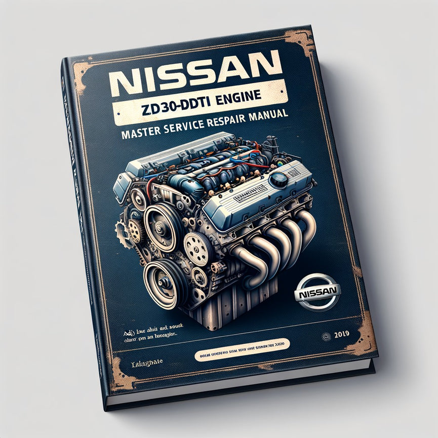 Manual de reparación del servicio maestro del motor Nissan Zd30ddti