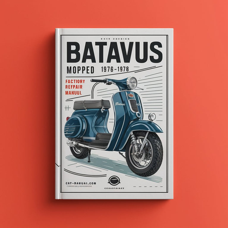 Batavus Moped 1976-1978 Factory Service Repair Manual