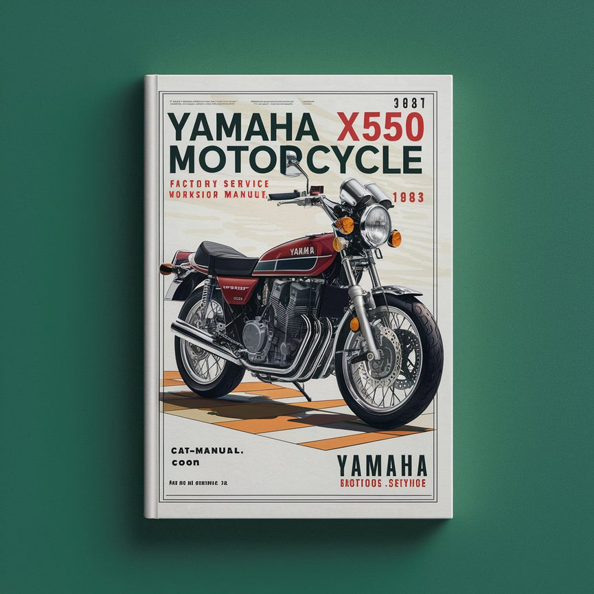 Moto Yamaha XJ550 1981-1983 Manual de taller de reparación de servicio de fábrica Descargar PDF