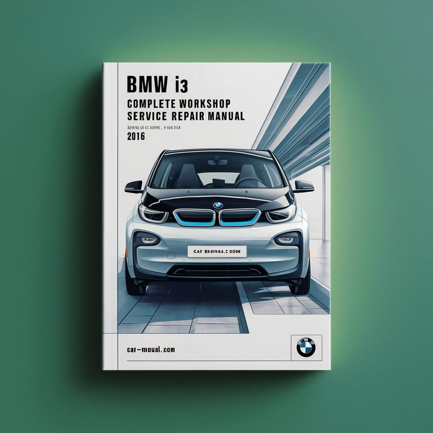 BMW i3 Komplettes Werkstatthandbuch 2016 PDF-Download