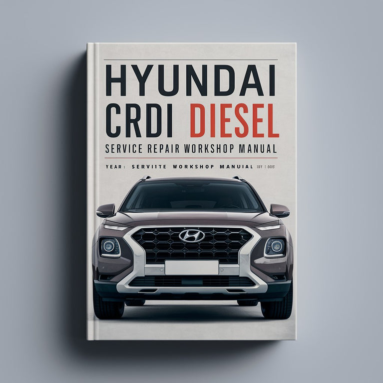 Manual de taller de reparación de servicio de motor diésel Hyundai CRDI D4FA Descargar PDF