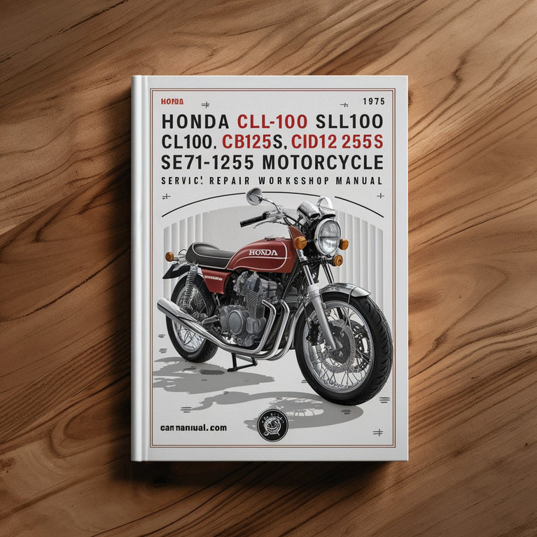 Honda CB100 CL100 SL100 CB125S CD125S SL125 Motorcycle 1971-1975 Service Repair Workshop Manual