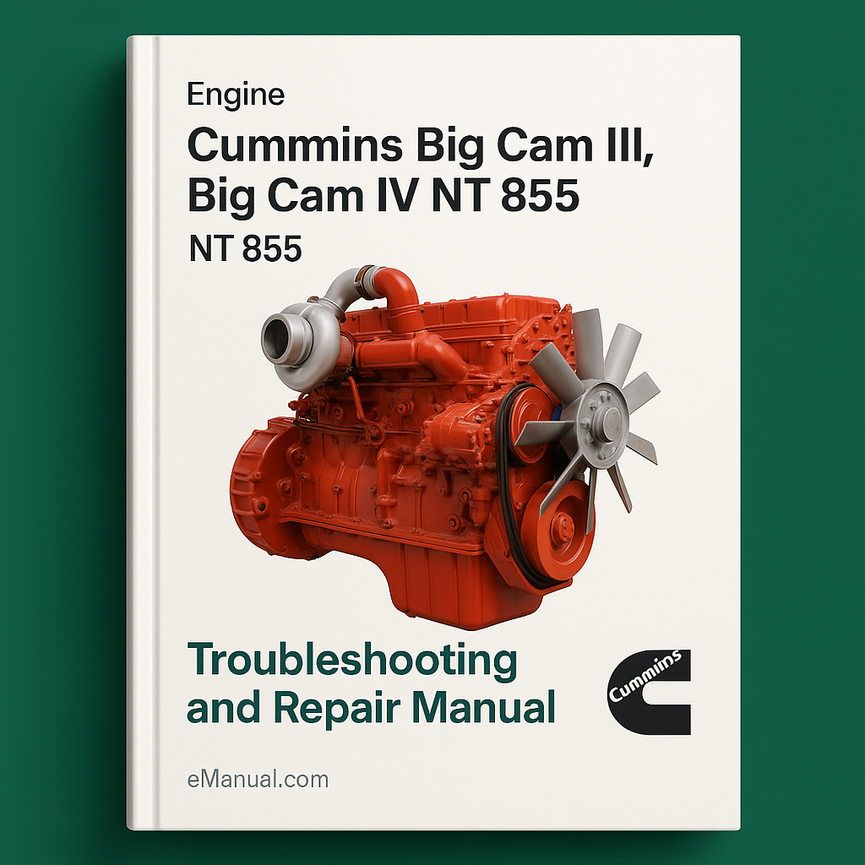 Cummins Big Cam III and Big Cam IV NT 855 Diesel Engine Troubleshooting and Repair Manual