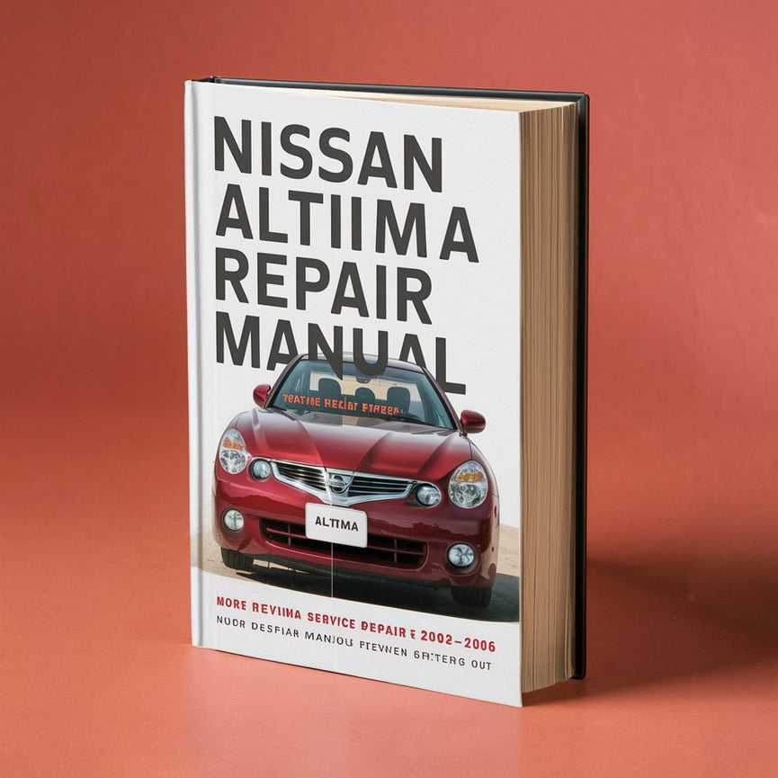 Nissan Altima Service Repair Manual 2002-2006 PDF Download