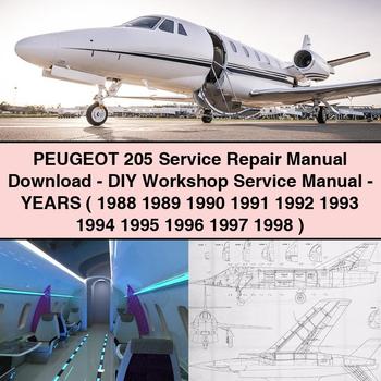 PEUGEOT 205 Service Repair Manual -DIY Workshop Service Manual-YEARS ( 1988 1989 1990 1991 1992 1993 1994 1995 1996 1997 1998 )