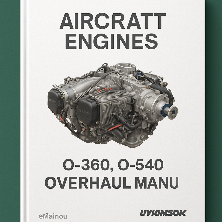 Lycoming Aircraft Engines O 360 O 540 Overhaul Manual