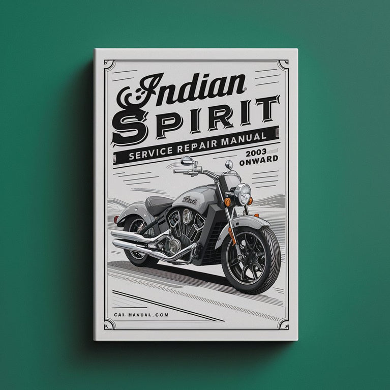 INDIAN SCOUT SPIRIT Service Repair Manual 2003 Onward