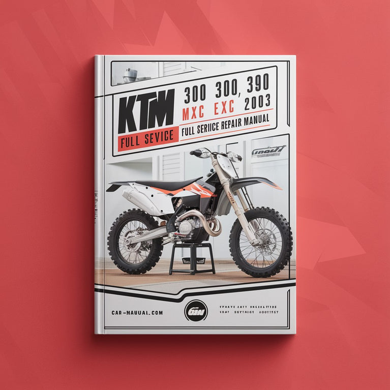 KTM 250 300 380 SX MXC EXC 1999-2003 Full Service Repair Manual