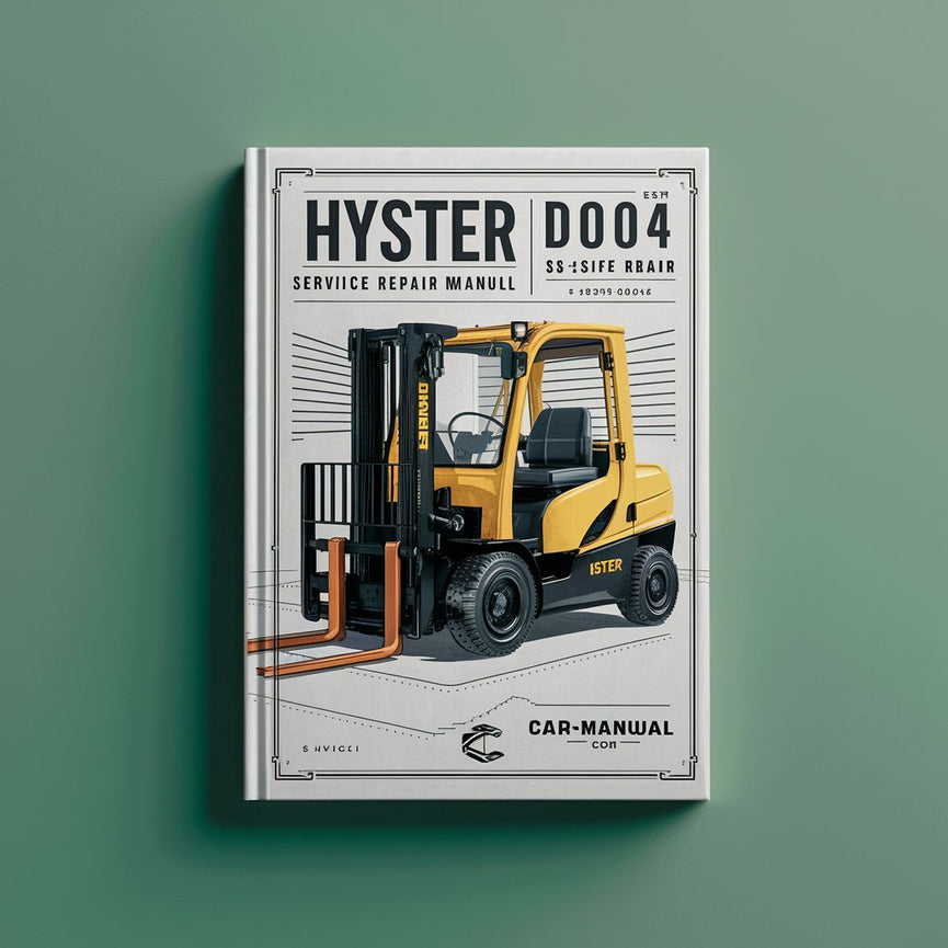 Manual de servicio de montacargas Hyster D004 (S5.50XL) Descargar PDF