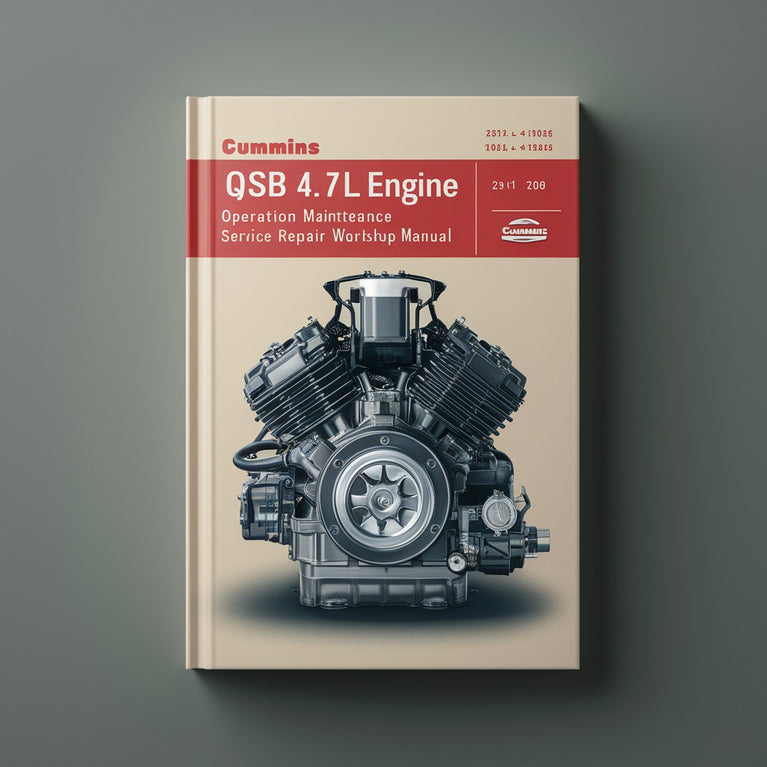 Cummins QSB 4.5 6.7L Diesel Engine Operation Maintenance Service Repair Workshop Manual