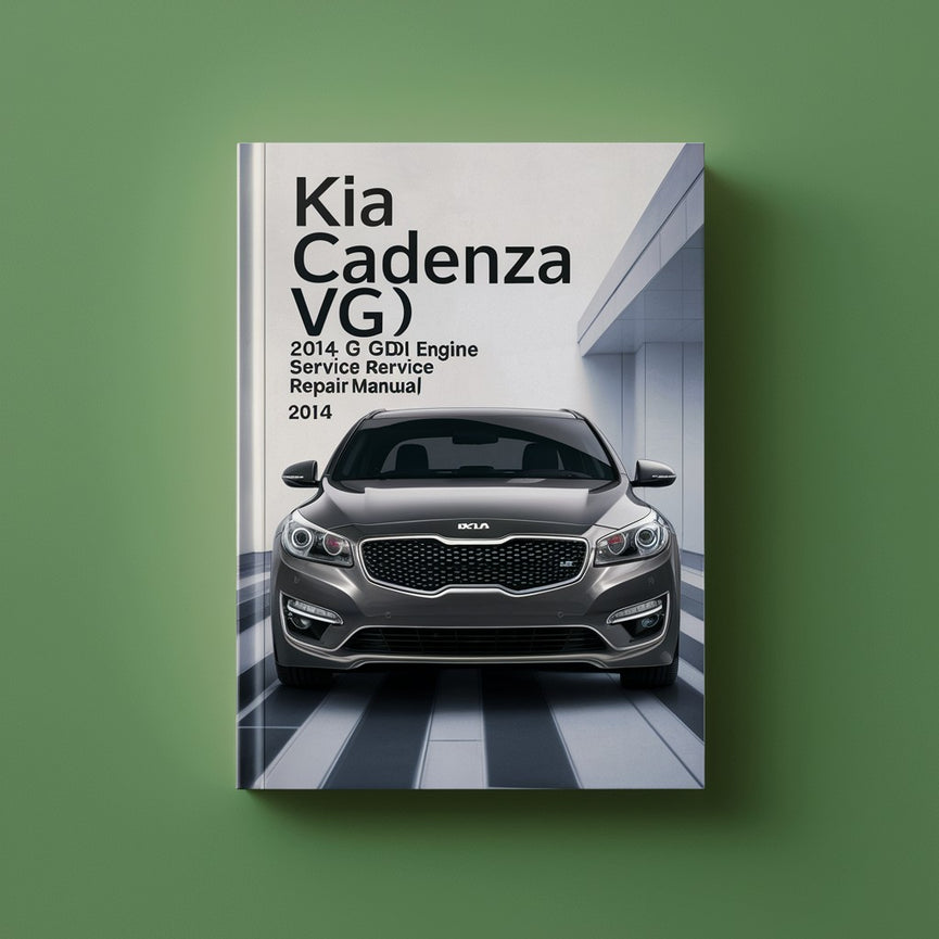 KIA CADENZA (VG) 2014 G 3.3 GDI Manual de Servicio del Motor Descargar PDF