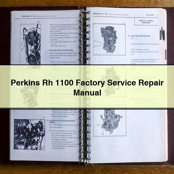 Perkins Rh 1100 Factory Service Repair Manual