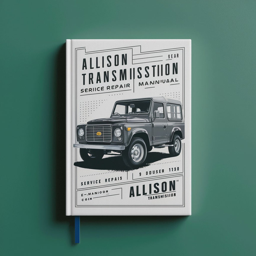 Allison Transmission 9000 Series Service Repair Manual