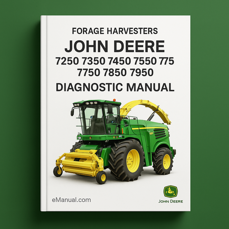 John Deere 7250 7350 7450 7550 7750 7850 7950 Feldhäcksler Diagnosehandbuch (TM401319) PDF-Download