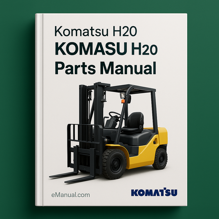 Komatsu H20 H-20 Gas Engine Parts Manual