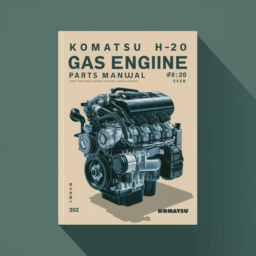 Komatsu H20 H-20 Gas Engine Parts Manual