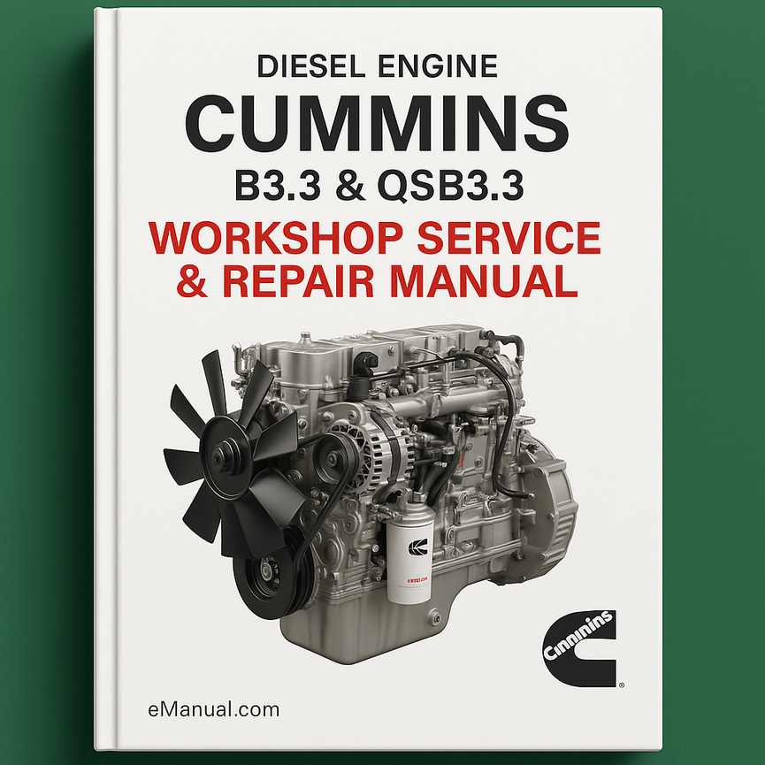 CUMMINS B3.3 & QSB3.3 Diesel Engine Workshop Service Repair Manual
