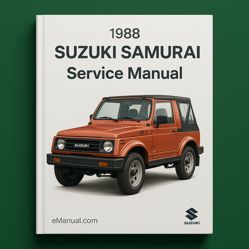 1988 Suzuki Samurai Service Manual