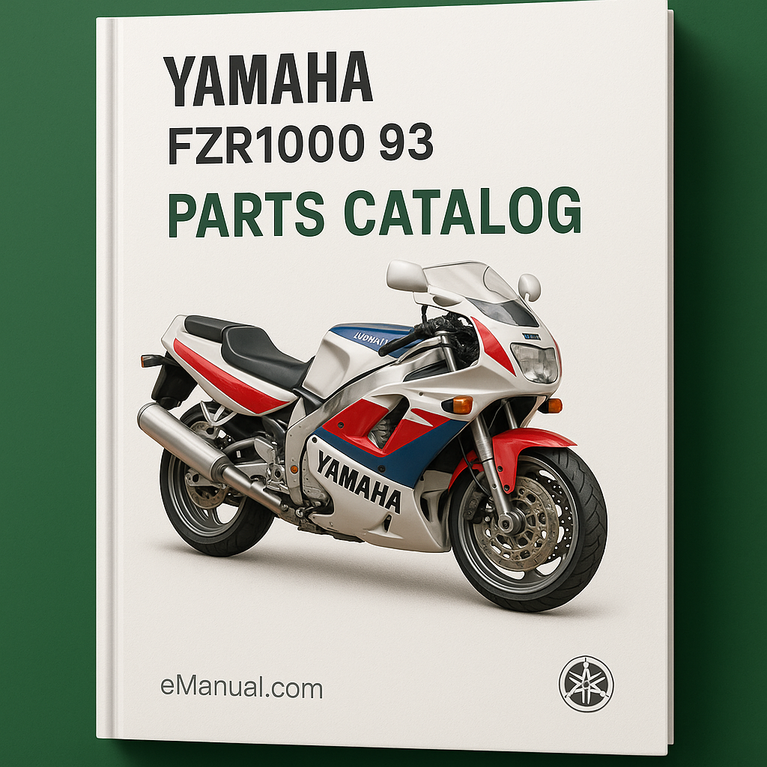 Yamaha FZR1000 93 Parts Catalog